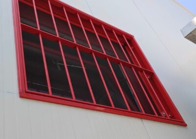 Rejas rojas Riudellots de la Selva